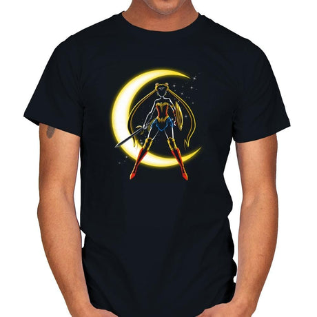 Wonder Moon  Exclusive - Mens T-Shirts RIPT Apparel Small / Black