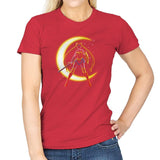 Wonder Moon  Exclusive - Womens T-Shirts RIPT Apparel Small / Red