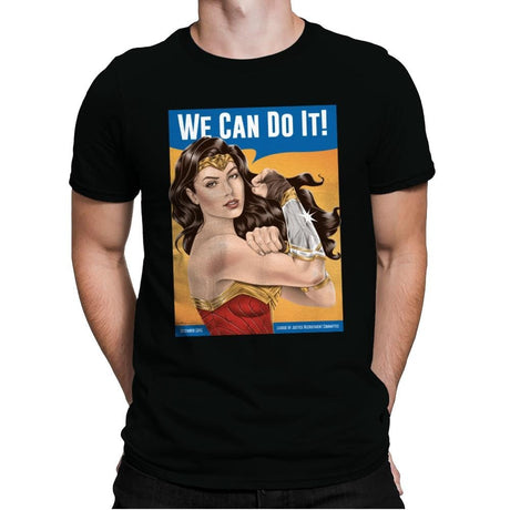 Wonder Riveter - Best Seller - Mens Premium T-Shirts RIPT Apparel Small / Black