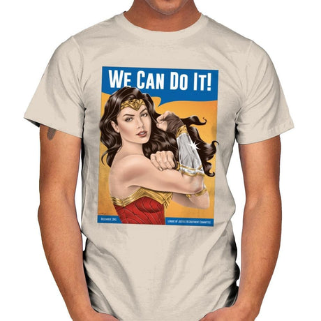 Wonder Riveter - Best Seller - Mens T-Shirts RIPT Apparel Small / Natural