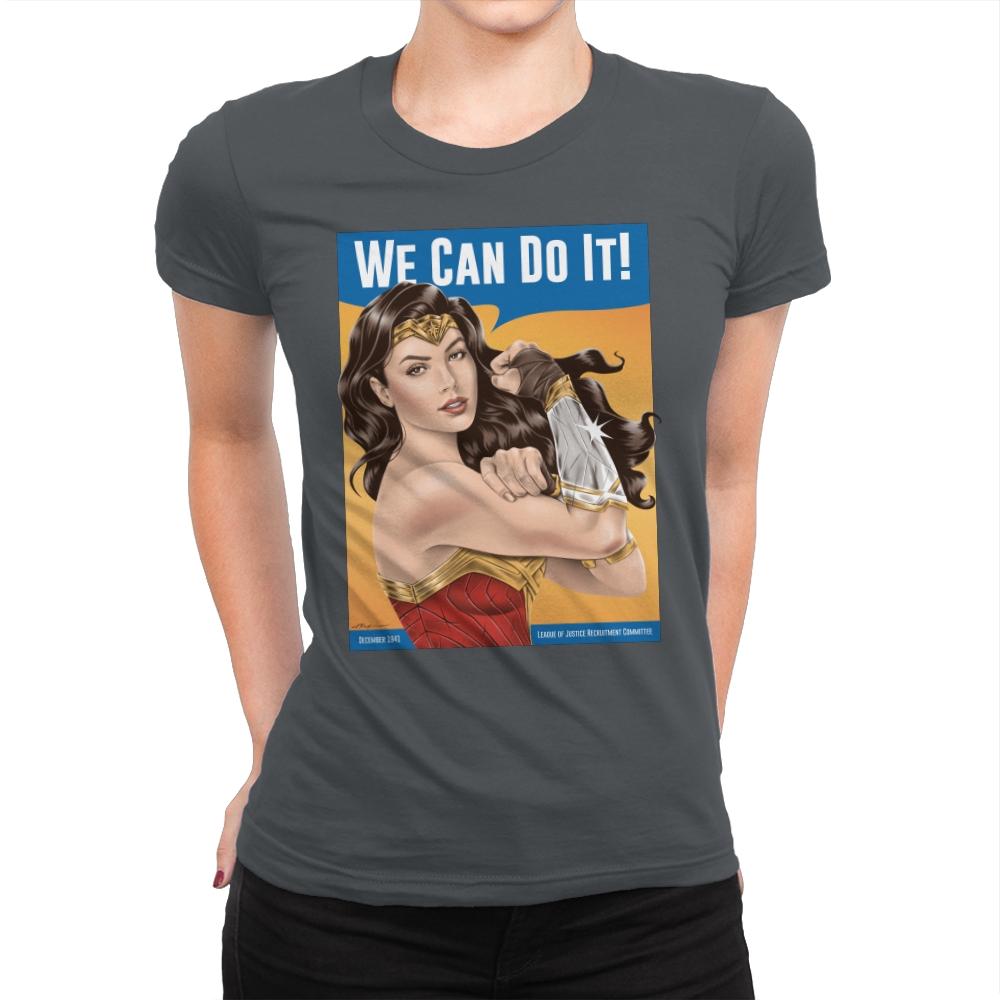 Wonder Riveter - Best Seller - Womens Premium T-Shirts RIPT Apparel Small / Heavy Metal