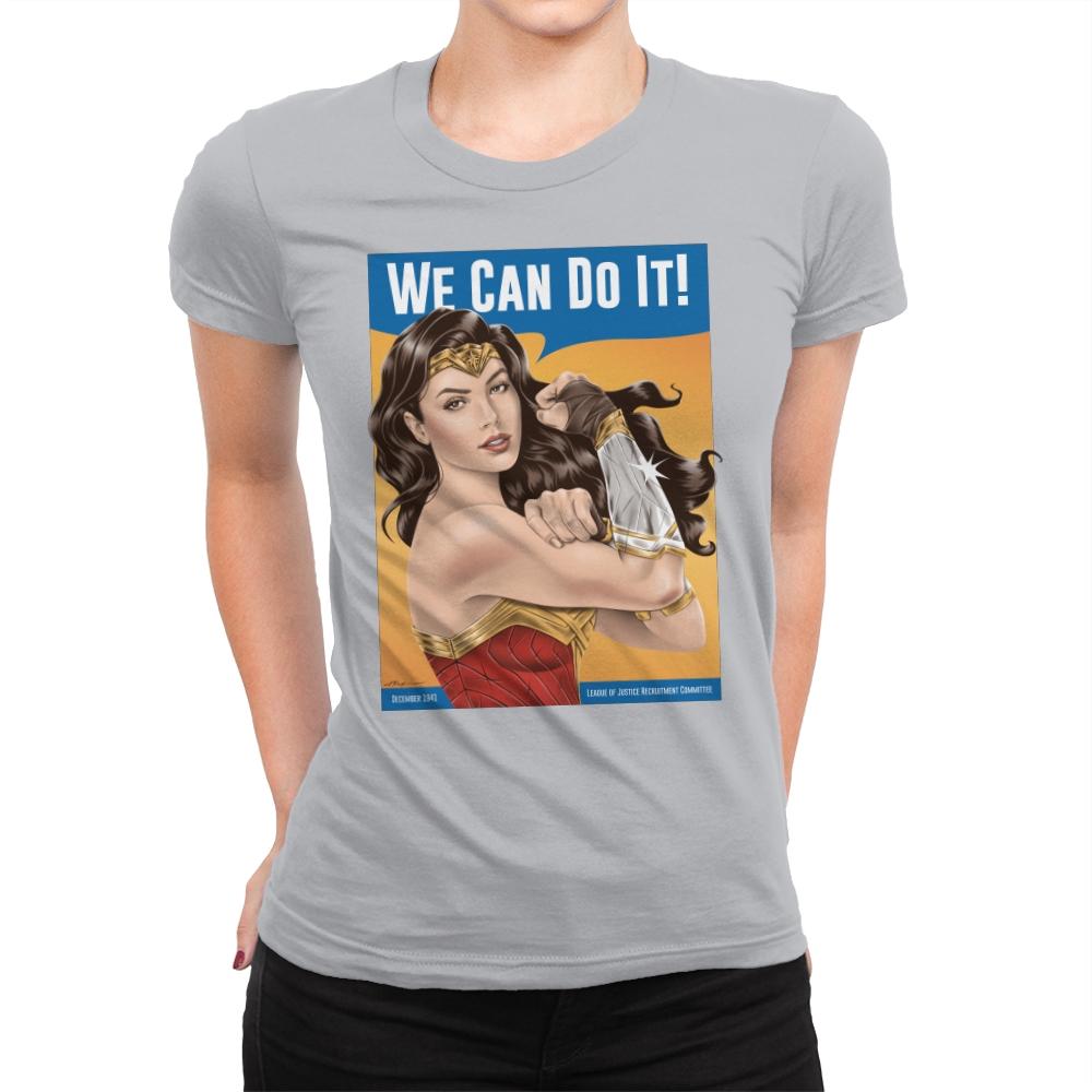 Wonder Riveter - Best Seller - Womens Premium T-Shirts RIPT Apparel Small / Silver