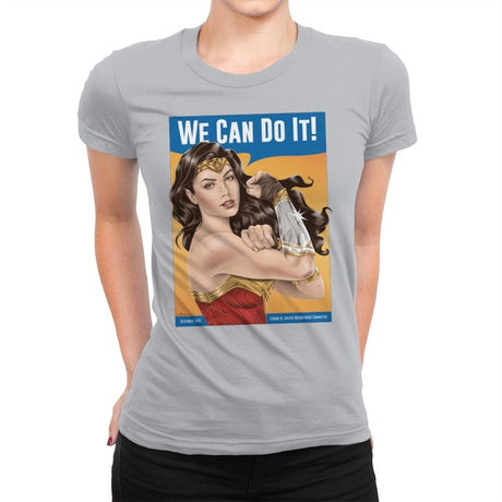 Wonder Riveter - Best Seller - Womens Premium T-Shirts RIPT Apparel Small / Silver