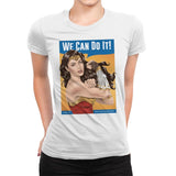 Wonder Riveter - Best Seller - Womens Premium T-Shirts RIPT Apparel Small / White