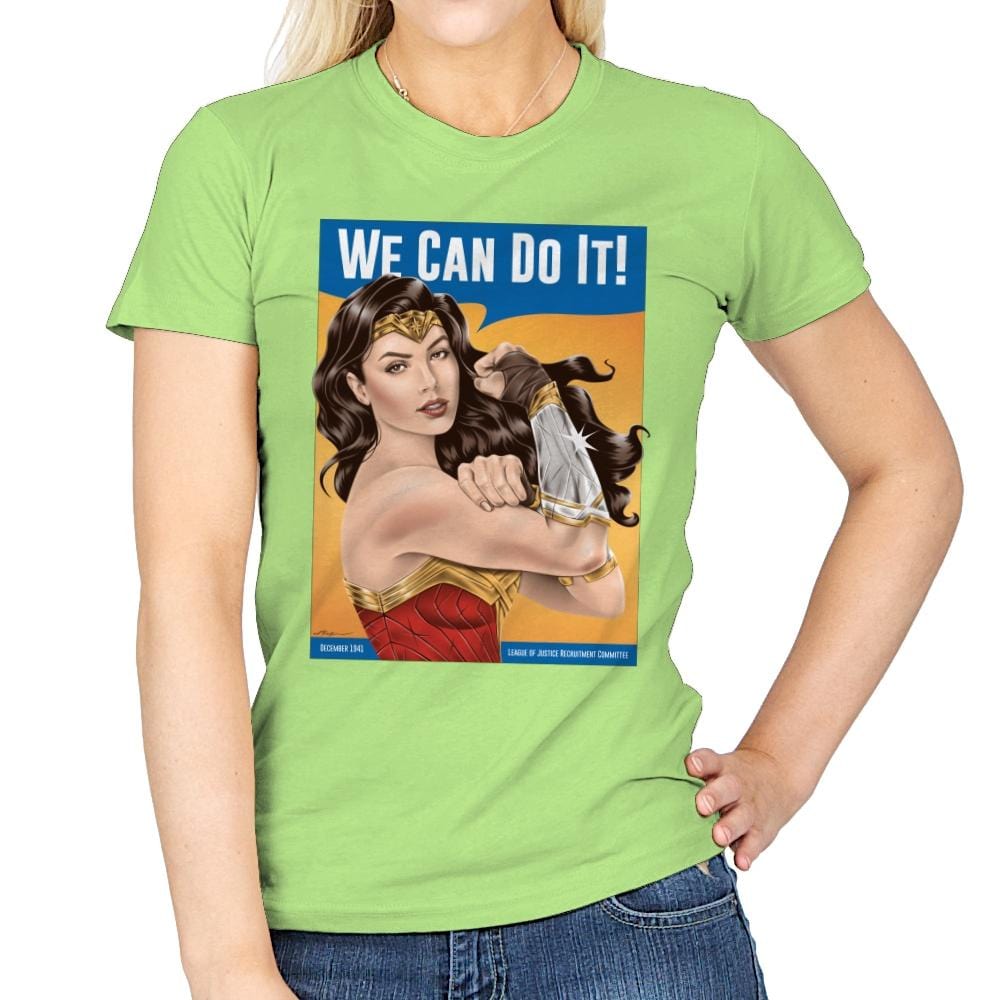 Wonder Riveter - Best Seller - Womens T-Shirts RIPT Apparel Small / Mint Green