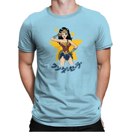 Wonder Sailor Exclusive - Mens Premium T-Shirts RIPT Apparel Small / Light Blue