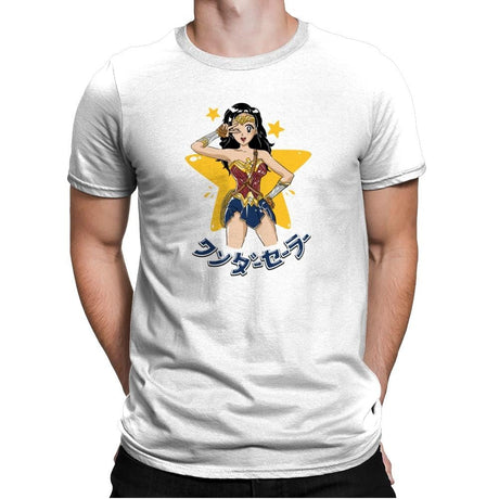 Wonder Sailor Exclusive - Mens Premium T-Shirts RIPT Apparel Small / White