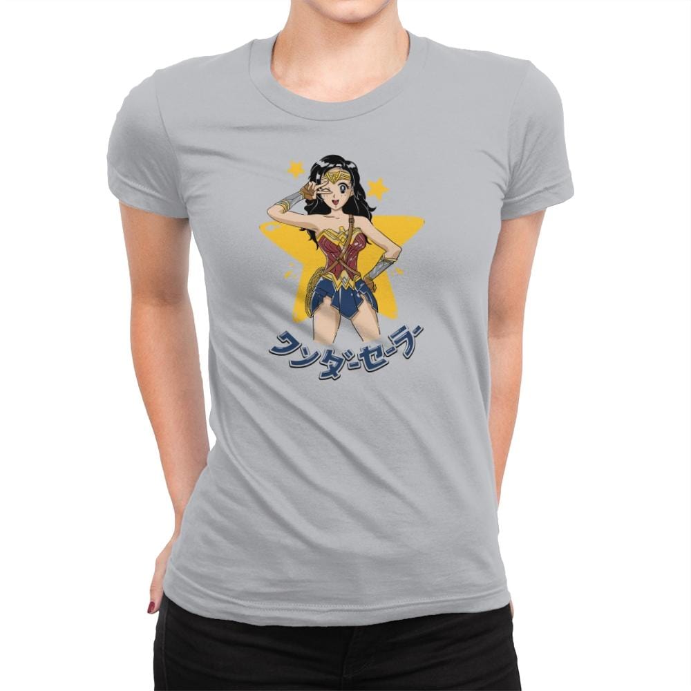 Wonder Sailor Exclusive - Womens Premium T-Shirts RIPT Apparel Small / Heather Grey