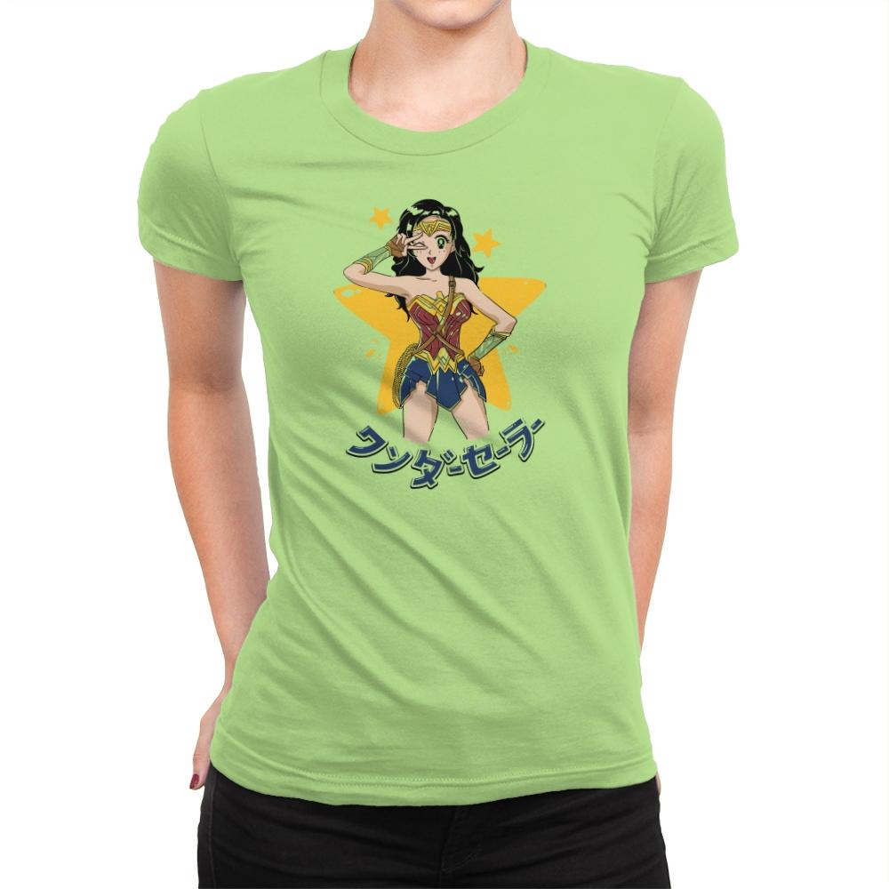 Wonder Sailor Exclusive - Womens Premium T-Shirts RIPT Apparel Small / Mint
