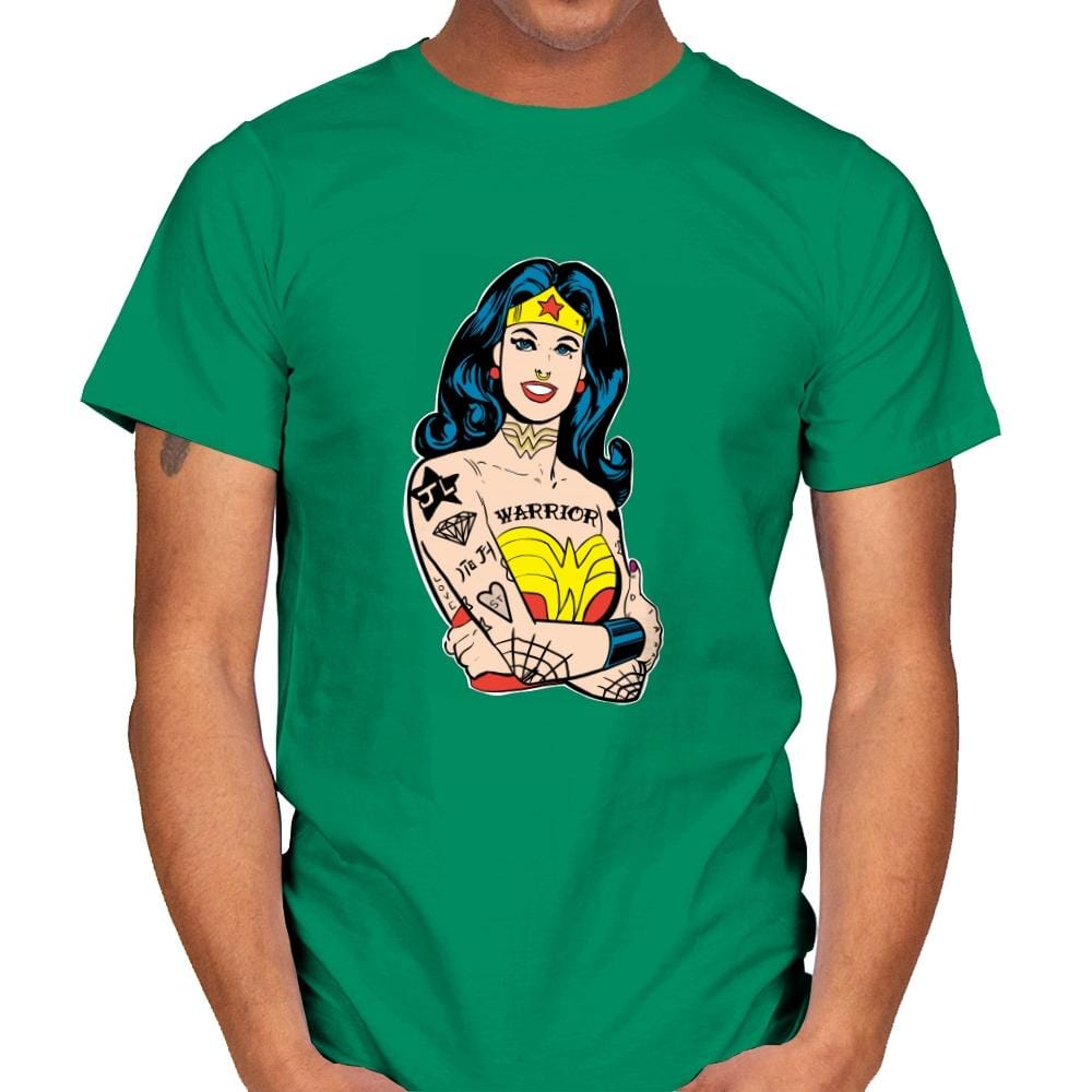 Wonderful Gal - Mens T-Shirts RIPT Apparel Small / Kelly Green