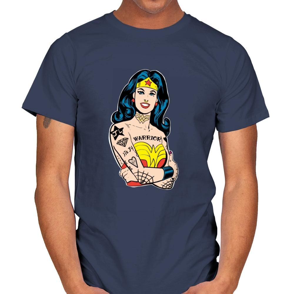 Wonderful Gal - Mens T-Shirts RIPT Apparel Small / Navy