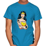 Wonderful Gal - Mens T-Shirts RIPT Apparel Small / Sapphire