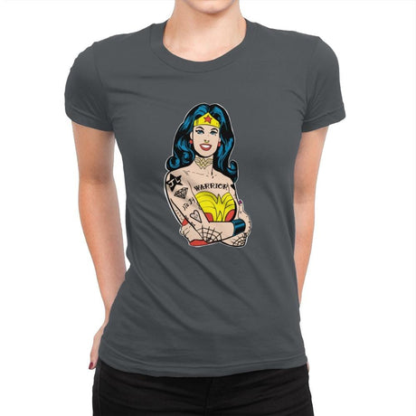 Wonderful Gal - Womens Premium T-Shirts RIPT Apparel Small / Heavy Metal