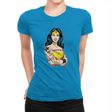 Wonderful Gal - Womens Premium T-Shirts RIPT Apparel Small / Turquoise