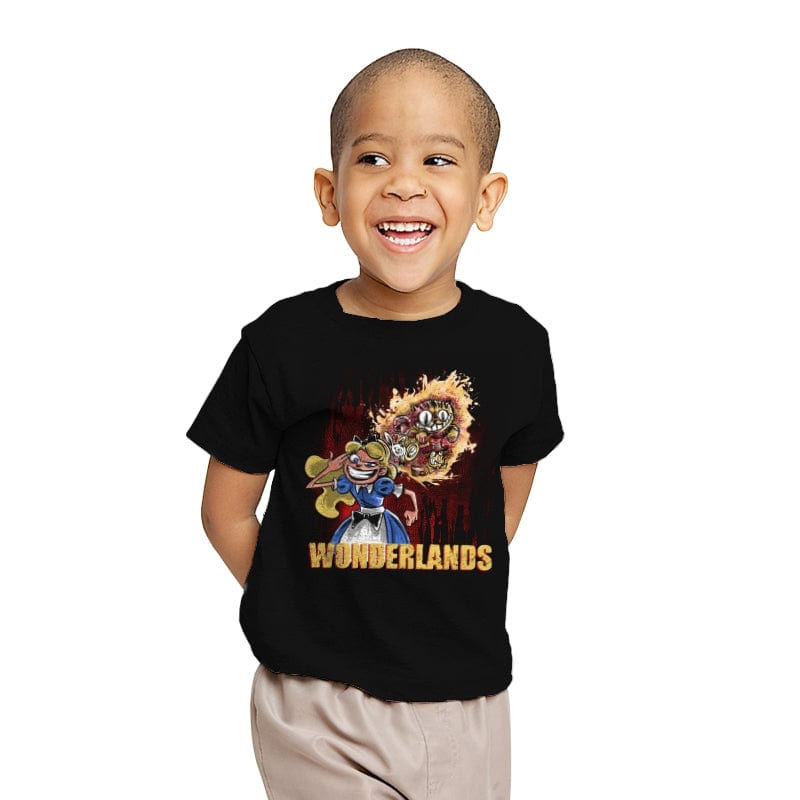 Wonderlands - Youth T-Shirts RIPT Apparel X-small / Black