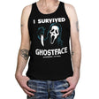 Woodsboro Survivor - Tanktop Tanktop RIPT Apparel X-Small / Black