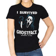 Woodsboro Survivor - Womens T-Shirts RIPT Apparel Small / Black