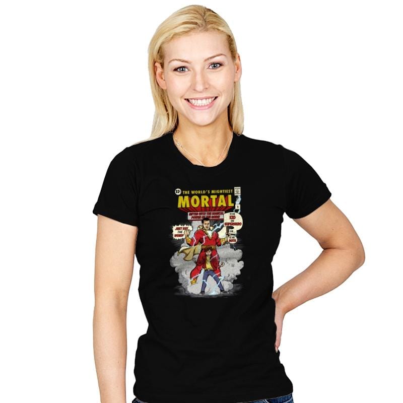 Word's Mightiest Mortal  - Womens T-Shirts RIPT Apparel