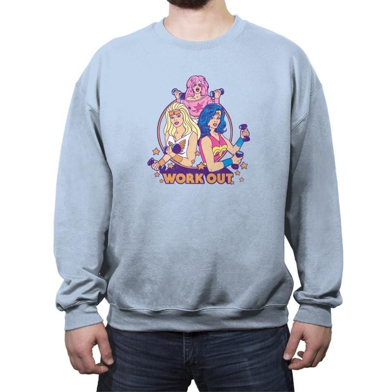 Work Out - Crew Neck Sweatshirt Crew Neck Sweatshirt RIPT Apparel