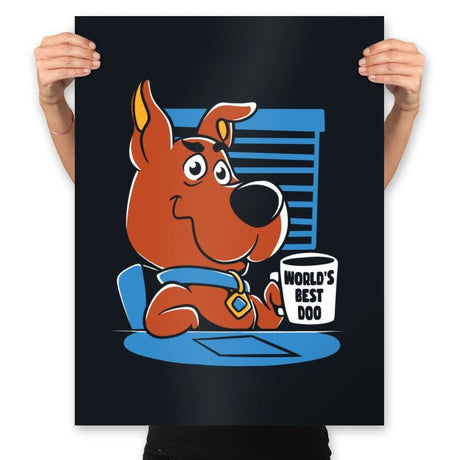 World's Best Doo - Prints Posters RIPT Apparel 18x24 / Black
