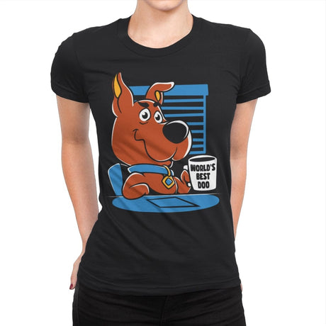 World's Best Doo - Womens Premium T-Shirts RIPT Apparel Small / Black