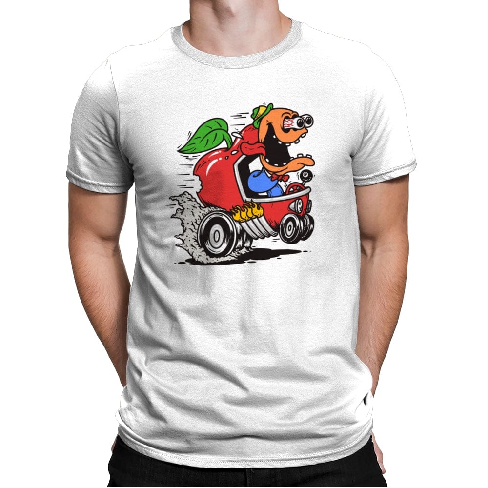 Worm Fink - Mens Premium T-Shirts RIPT Apparel Small / White