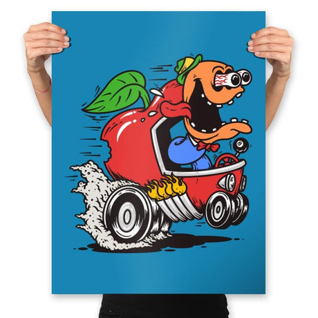 Worm Fink - Prints Posters RIPT Apparel 18x24 / Sapphire