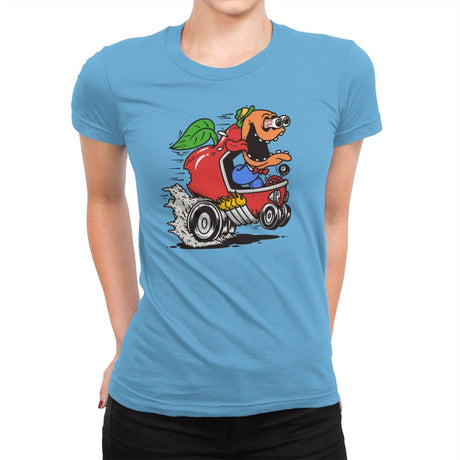 Worm Fink - Womens Premium T-Shirts RIPT Apparel Small / Turquoise