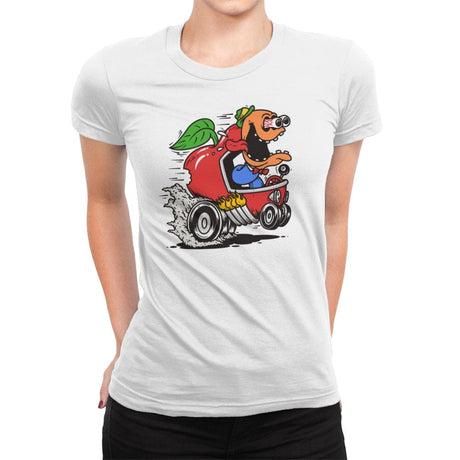 Worm Fink - Womens Premium T-Shirts RIPT Apparel Small / White