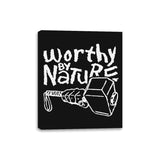 Worthy By Nature - Canvas Wraps Canvas Wraps RIPT Apparel 8x10 / Black