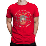 Wouldst Thou Like To Live Deliciously - Mens Premium T-Shirts RIPT Apparel Small / Red