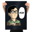 Wow - Prints Posters RIPT Apparel 18x24 / Black