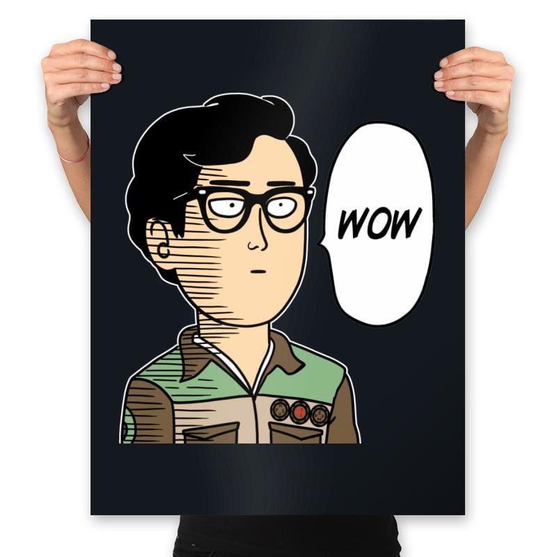 Wow - Prints Posters RIPT Apparel 18x24 / Black