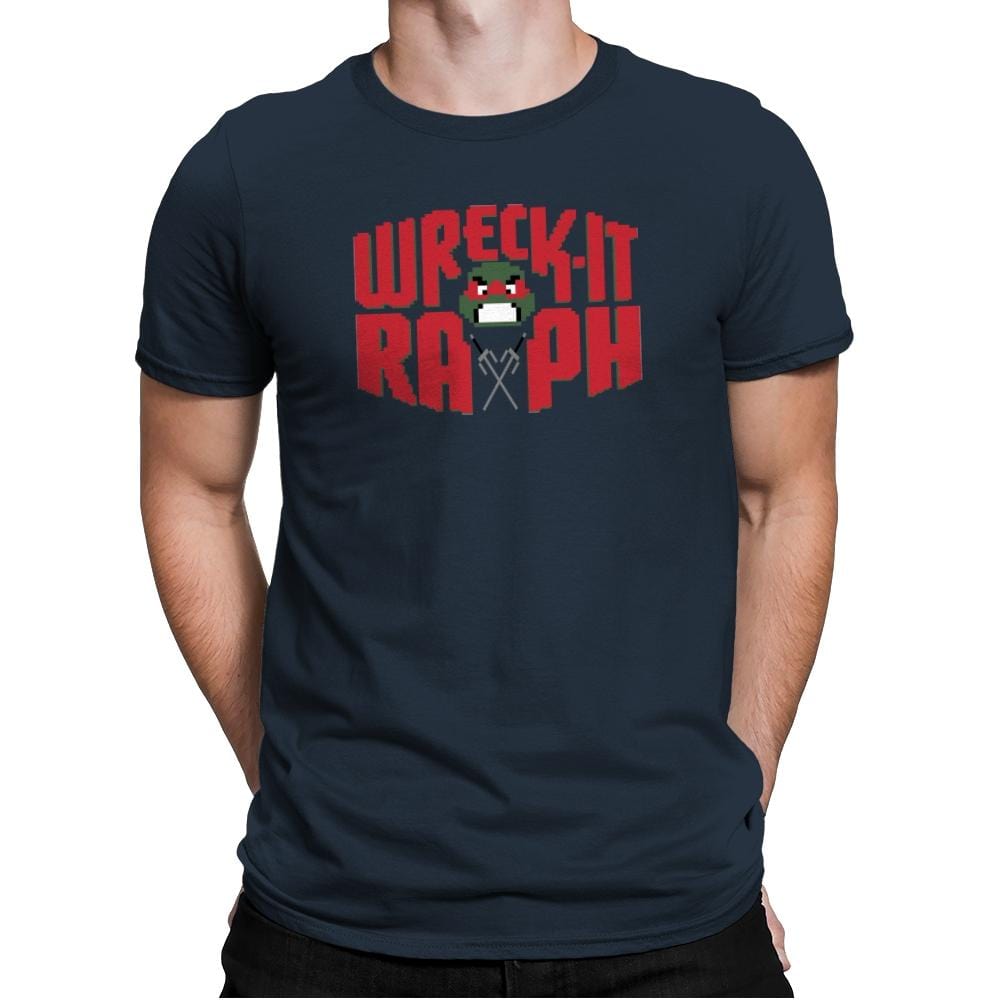Wreck-It Raph Exclusive - Mens Premium T-Shirts RIPT Apparel Small / Indigo