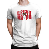 Wreck-It Raph Exclusive - Mens Premium T-Shirts RIPT Apparel Small / White