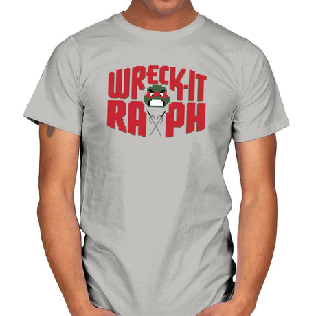 Wreck-It Raph Exclusive - Mens T-Shirts RIPT Apparel Small / Ice Grey
