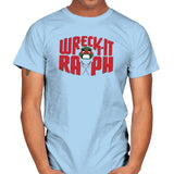 Wreck-It Raph Exclusive - Mens T-Shirts RIPT Apparel Small / Light Blue