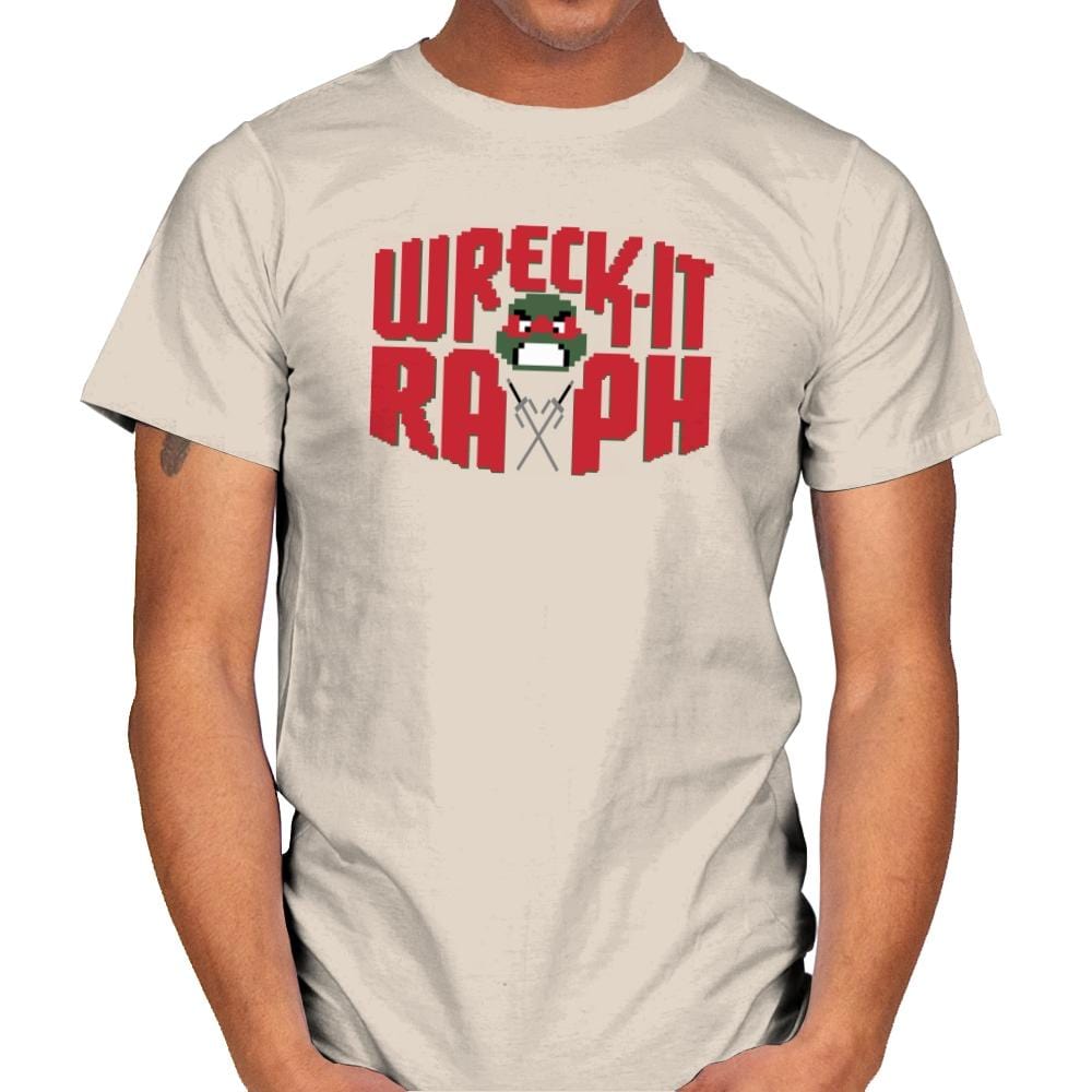 Wreck-It Raph Exclusive - Mens T-Shirts RIPT Apparel Small / Natural