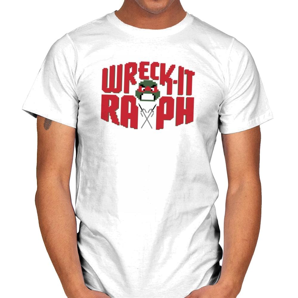 Wreck-It Raph Exclusive - Mens T-Shirts RIPT Apparel Small / White