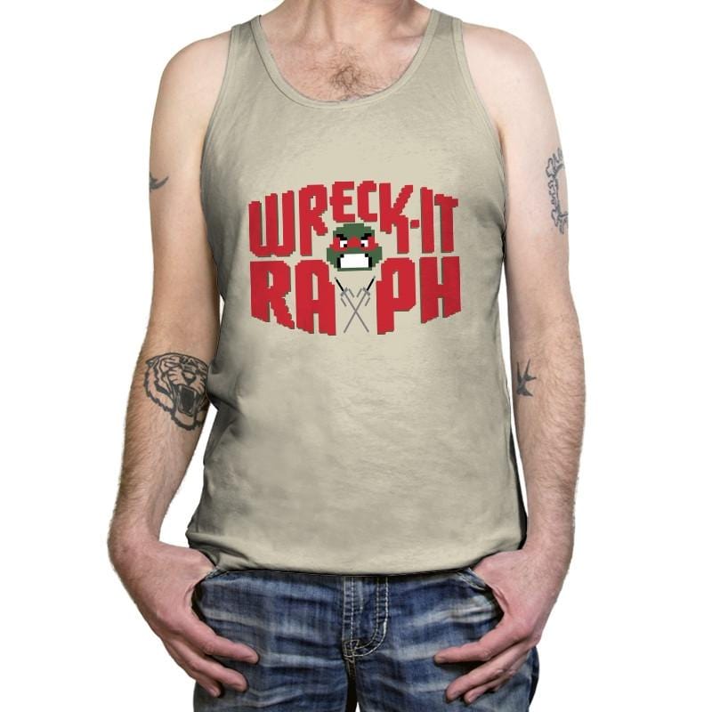 Wreck-It Raph Exclusive - Tanktop Tanktop RIPT Apparel X-Small / Oatmeal Triblend