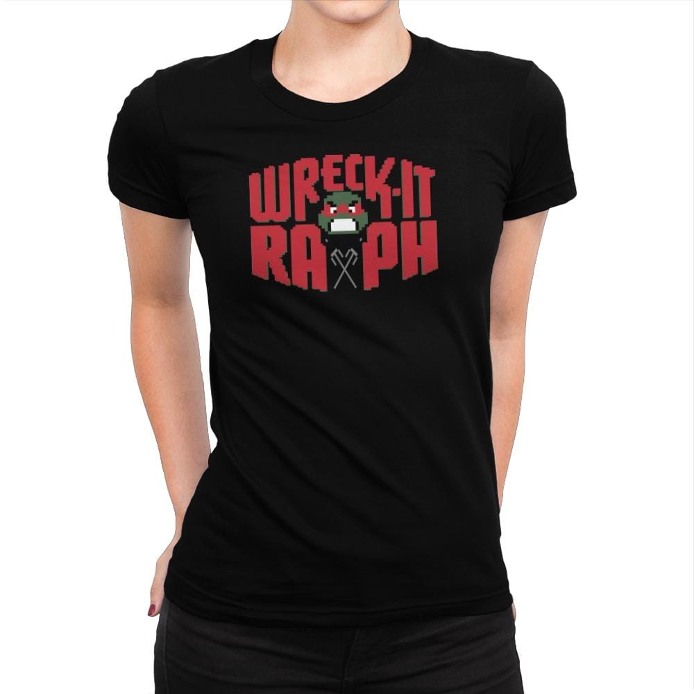 Wreck-It Raph Exclusive - Womens Premium T-Shirts RIPT Apparel Small / Indigo