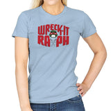 Wreck-It Raph Exclusive - Womens T-Shirts RIPT Apparel Small / Light Blue