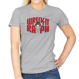 Wreck-It Raph Exclusive - Womens T-Shirts RIPT Apparel Small / Sport Grey