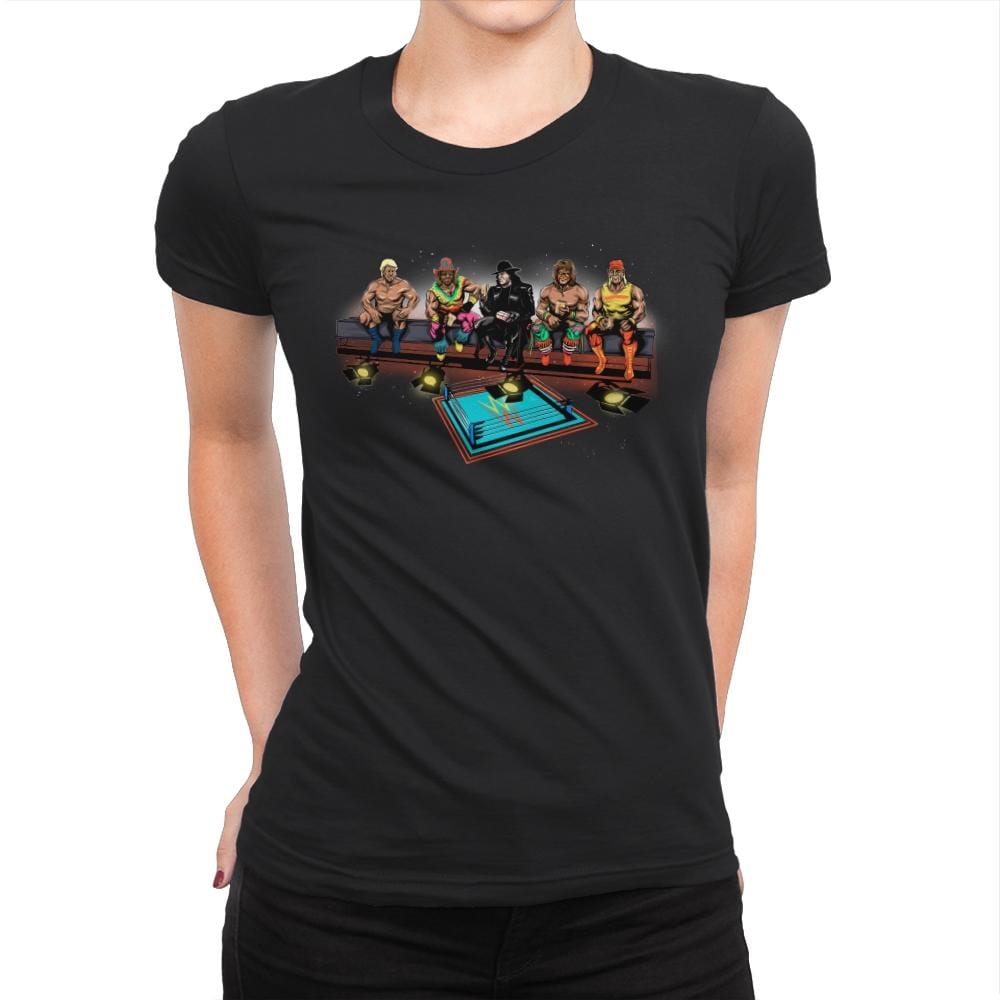 Wrestlers Break - Womens Premium T-Shirts RIPT Apparel Small / Black