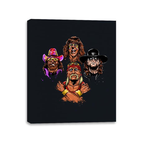 Wrestlers Rhapsody - Canvas Wraps Canvas Wraps RIPT Apparel 11x14 / Black