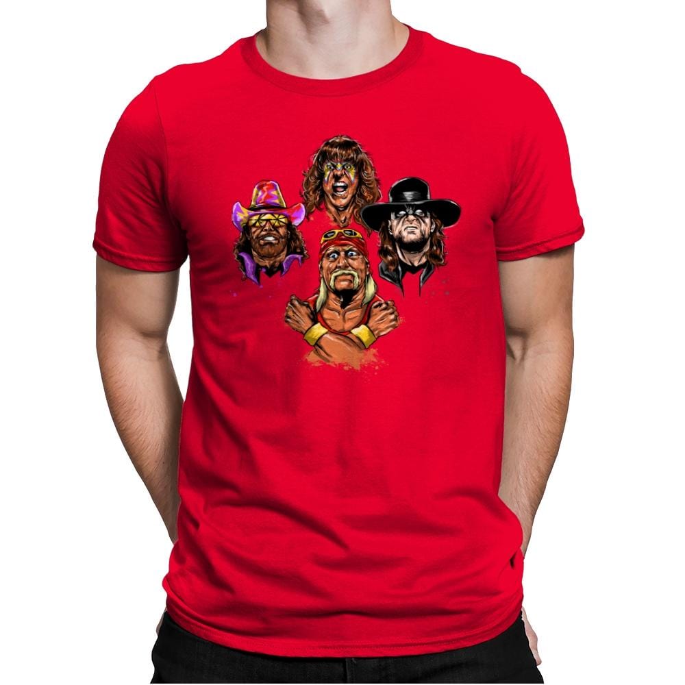 Wrestlers Rhapsody - Mens Premium T-Shirts RIPT Apparel Small / Red