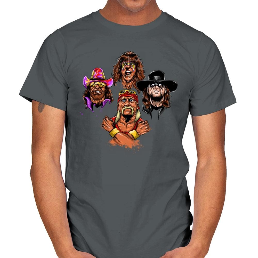Wrestlers Rhapsody - Mens T-Shirts RIPT Apparel Small / Charcoal