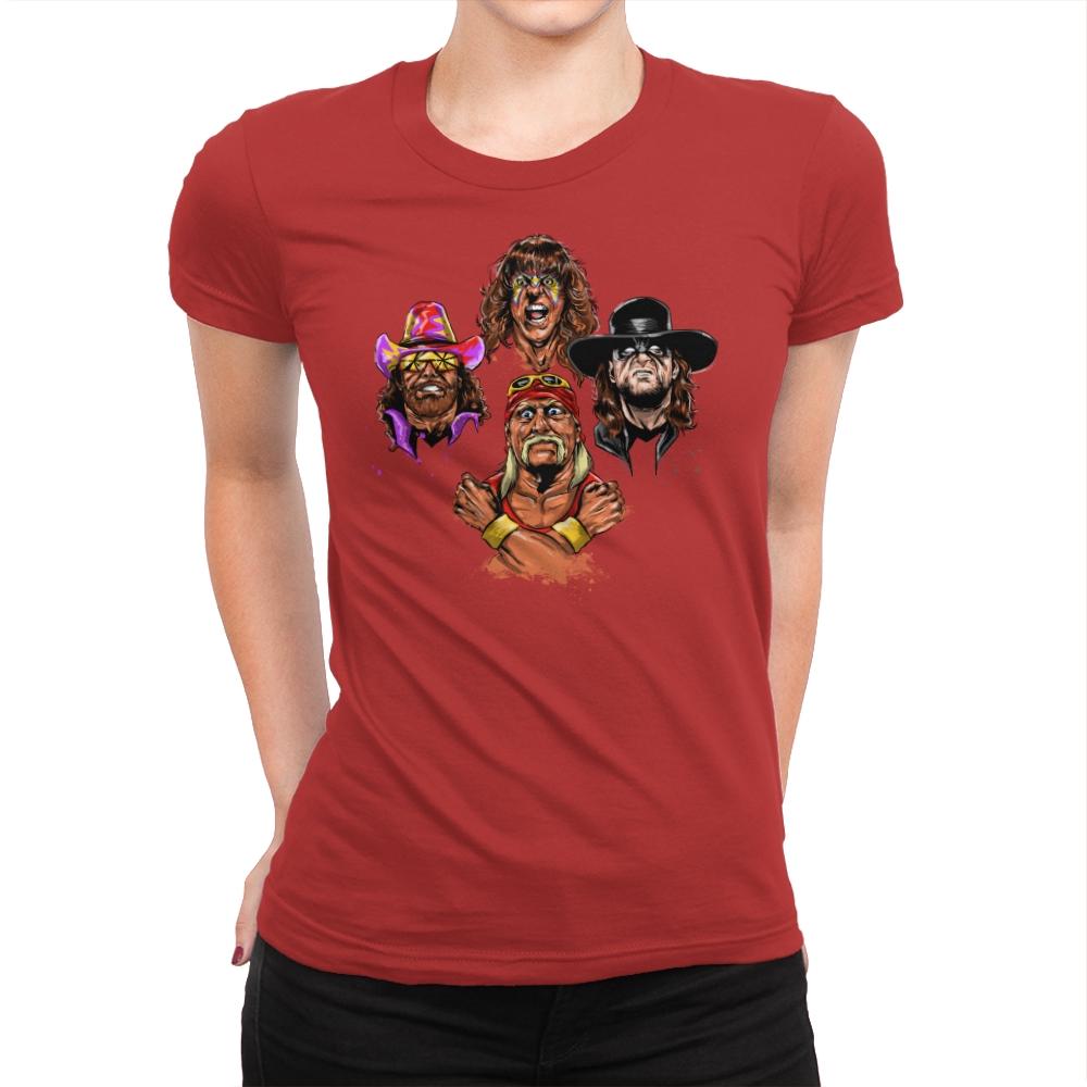 Wrestlers Rhapsody - Womens Premium T-Shirts RIPT Apparel Small / Red