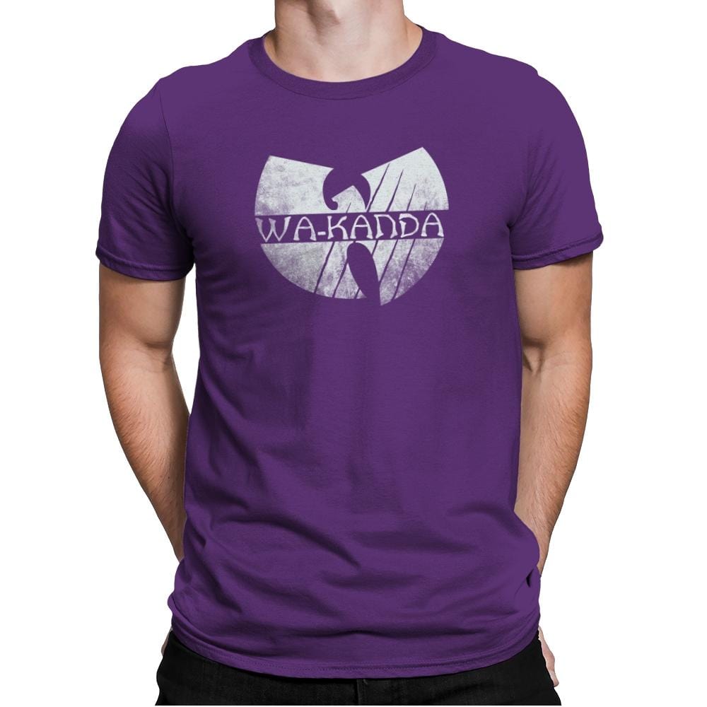 Wu-Kanda Clan - Best Seller - Mens Premium T-Shirts RIPT Apparel Small / Purple Rush