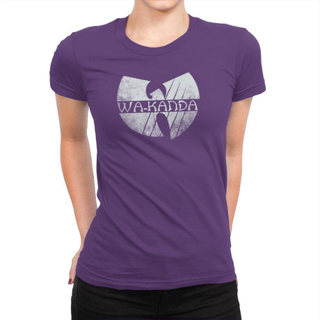 Wu-Kanda Clan - Best Seller - Womens Premium T-Shirts RIPT Apparel Small / Purple Rush